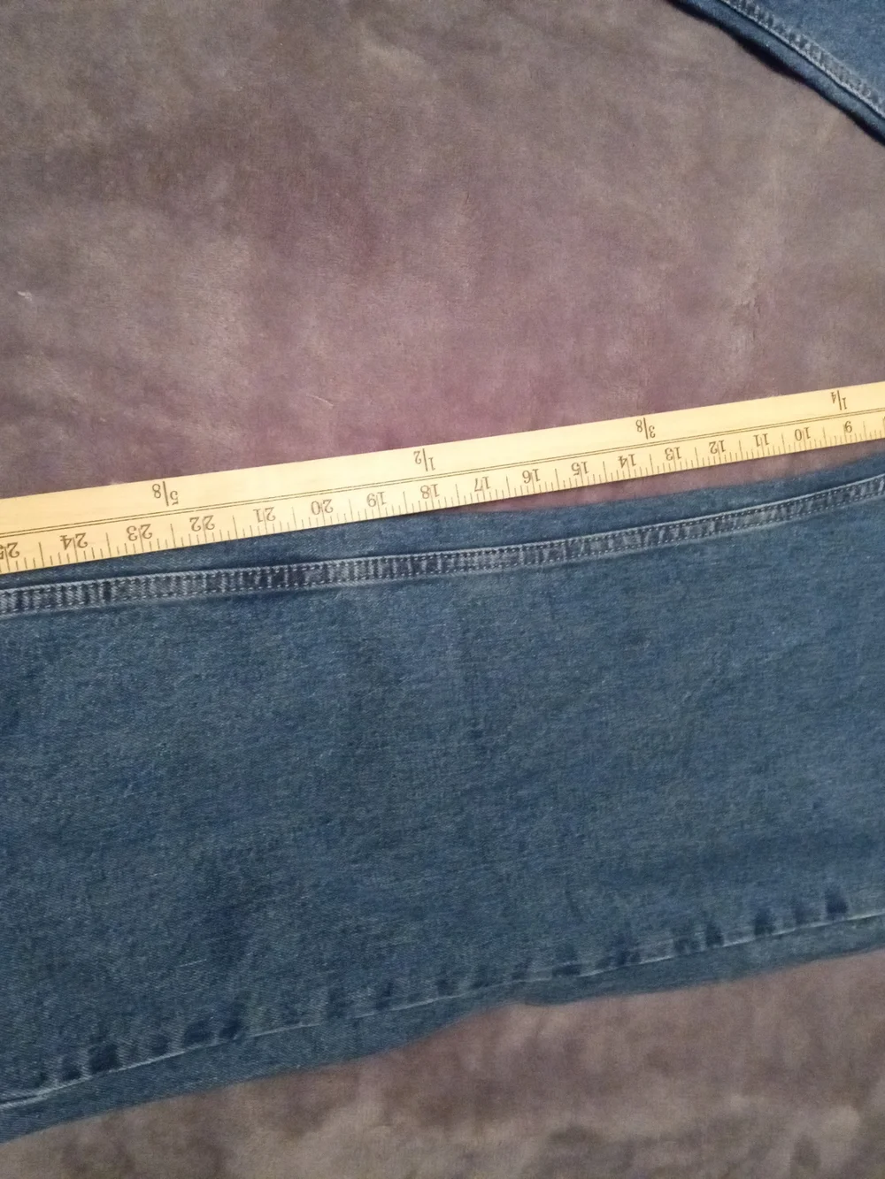 Levi's Men's Blue Denim Jeans with Tan Leather Patch